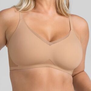 Honeylove Crossover Bra in Sand